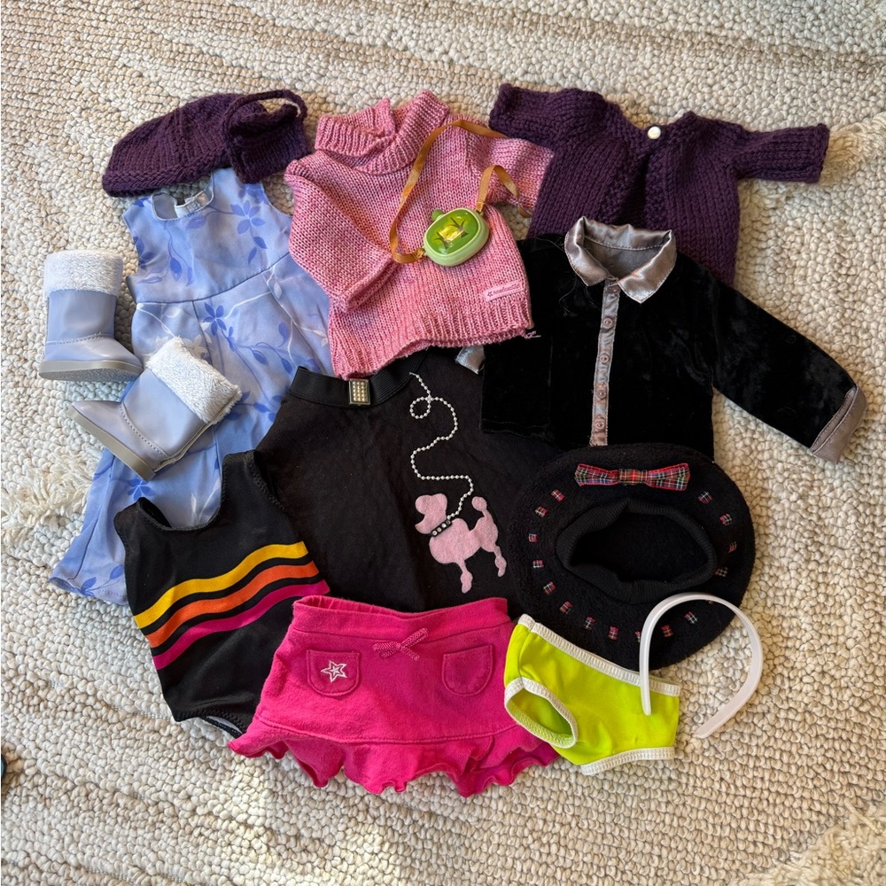 American Girl Doll and Vintage Pleasant Company Clothing Lot